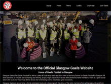 Tablet Screenshot of glasgowgaels.com